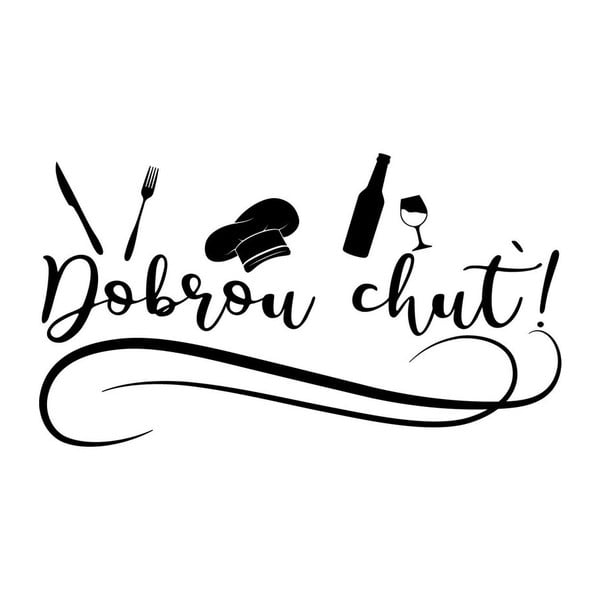 Zidna naljepnica s citatom Ambijent Dobar ukus-image-1
