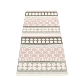 Svijetlo ružičasta/siva unutarnja i vanjska staza 70x180 cm Asta Pale Rose – Pappelina