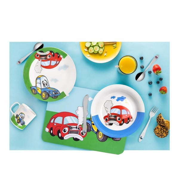 Inox dječji pribor za jelo srebrne boje 3 kom - Orion-image-1