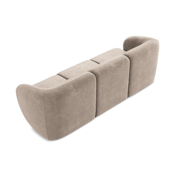 Svjetlo smeđa sofa od šenila 244 cm Lani – Makamii-image-3