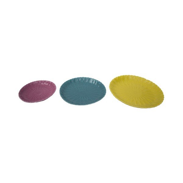 Set od 3 tanjura Mauro Ferretti Petal Tristan-image-1