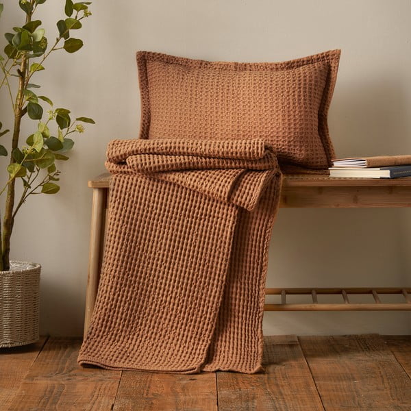 Pamučan ukrasni jastuk 30x50 cm Jaipur Chunky Waffle – Pineapple Elephant-image-2