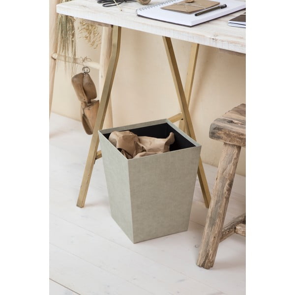 Bež kanta za smeće Sofia Canvas Paper Laminate – Bigso-image-1