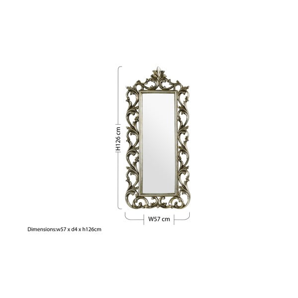 Zidno ogledalo 57x126 cm Champagne – Premier Housewares-image-1