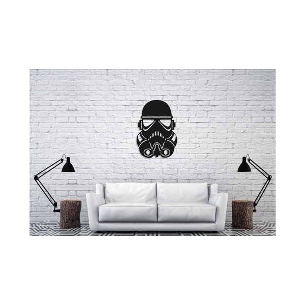 Crni zidni ukras Oyo Concept Star Wars, 35 x 50 cm