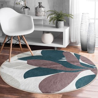 Periv/pogodan za robotski usisavač okrugli tepih ø 120 cm Comfort – Mila Home