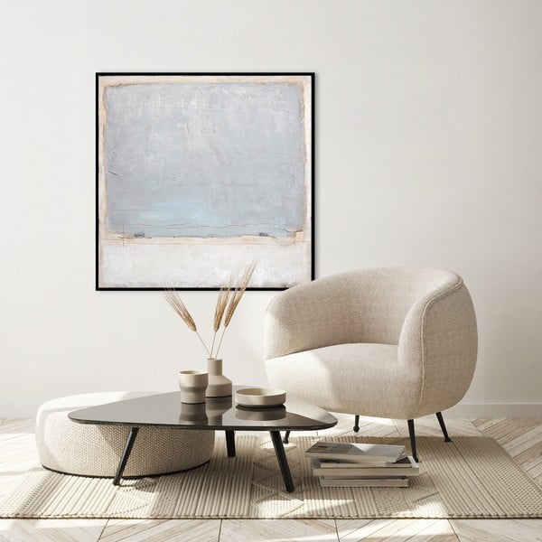 Ručno oslikana slika 100x100 cm Blue Inside    – Malerifabrikken-image-1