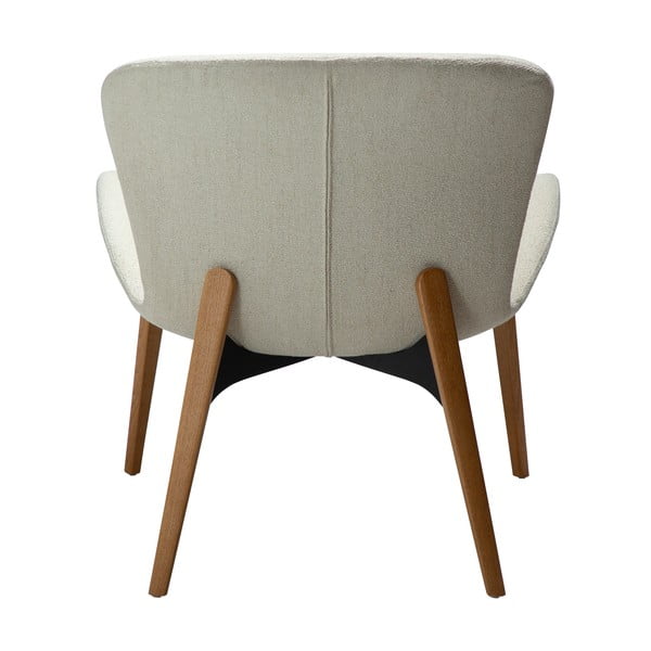 Krem fotelja od bouclé tkanine Paragon – DAN-FORM Denmark-image-4