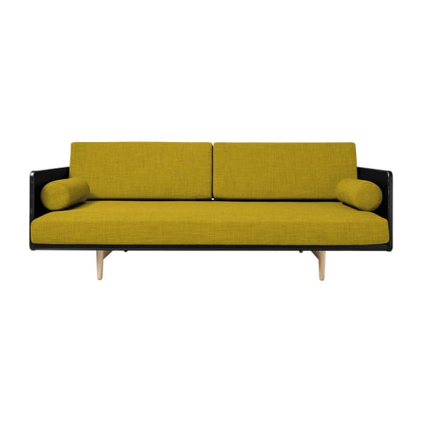Karup Deva Black / Raw Oak / Amarillo varijabilna sofa-image-4