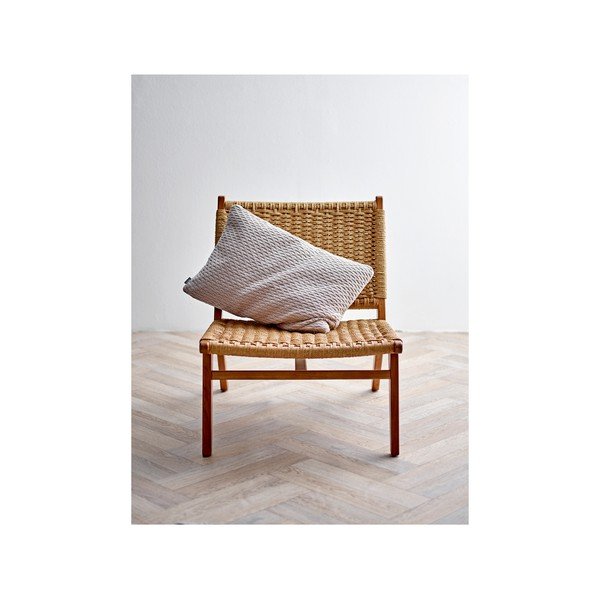 Bež jastuk od mješavine pamuka i vune Södahl Wave Knit, 40 x 60 cm-image-3