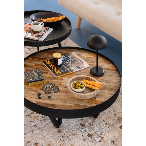 Stolić s pločom od mangovog drveta WOOOD Dax-image-1