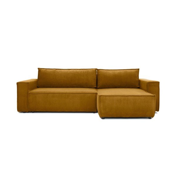 Senf žuta garnitura na razvlačenje s promjenjivim kutom Bonami Selection Bowie-image-2