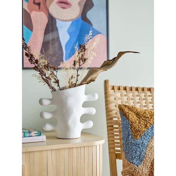 Bijela vaza od kamenine Pernilla – Bloomingville-image-1