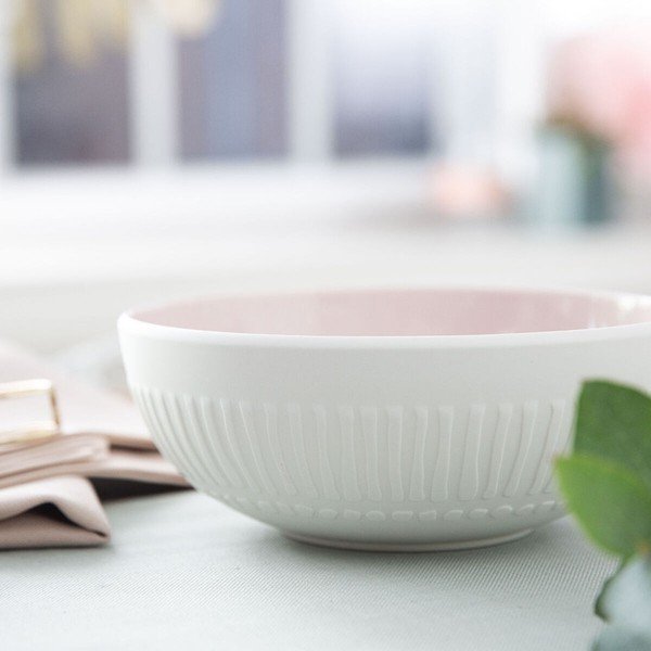 Bijelo-Pink porculanska zdjela Villeroy & Boch cvijet, 850 ml-image-3