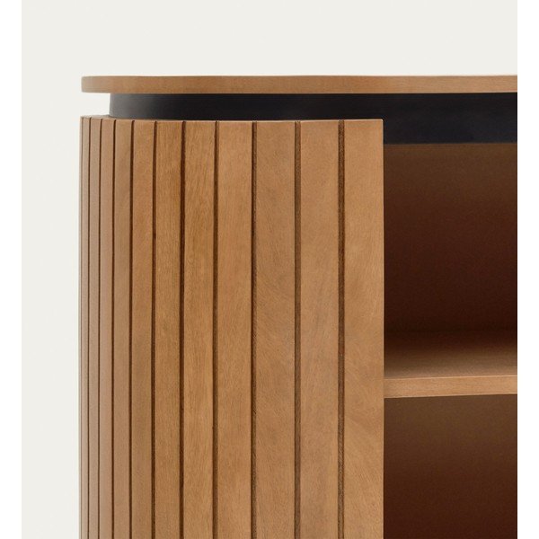 Regal za knjige od drveta manga u prirodnoj boji 120x90 cm Licia - Kave Home-image-3