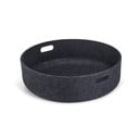 Tekstilna košara za skladištenje ø 46x12 cm Cesto Black – MiaCara