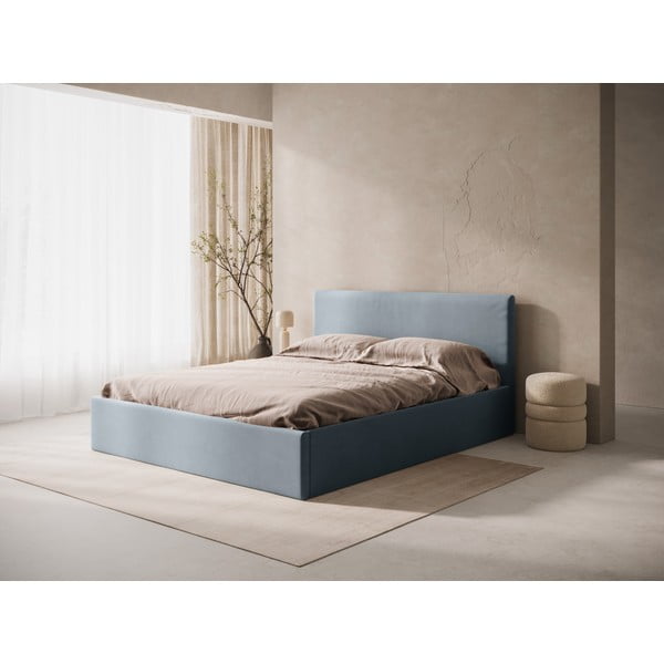 Svijetlo plavo podstavljeno uzglavlje 210,5x100 cm Remo – Micadoni -image-1