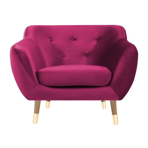 Ružičasta fotelja Mazzini Sofas Amelie