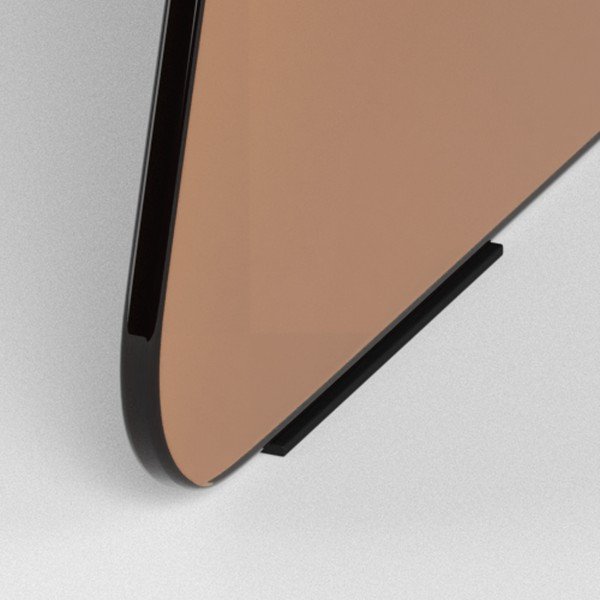 Smeđi stakleni okrugao stolić za kavu ø 80 cm Samos – Actona-image-3