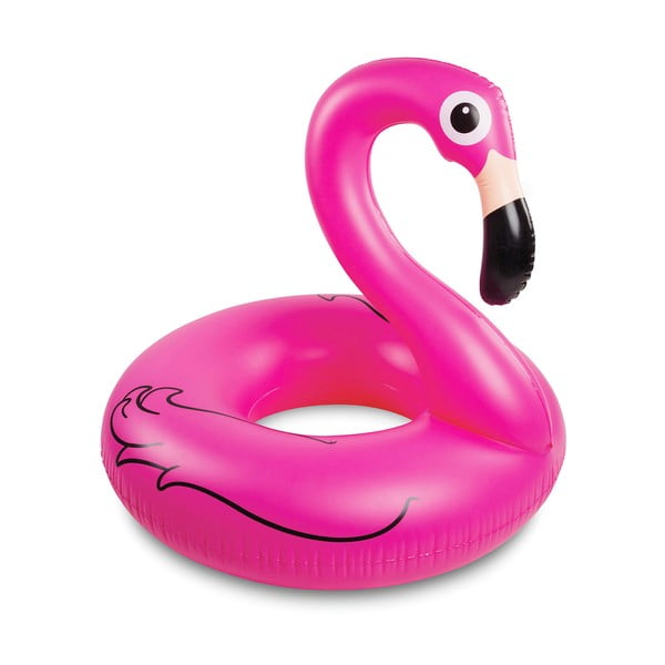 Ružičasti prsten na napuhavanje u obliku flaminga InnovaGoods Flamingo
