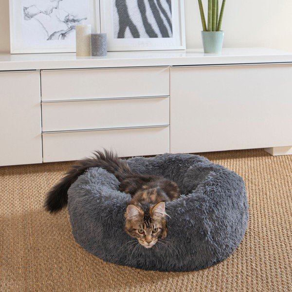 Tamno sivi krevet za pse ø 55 cm – Love Story-image-2