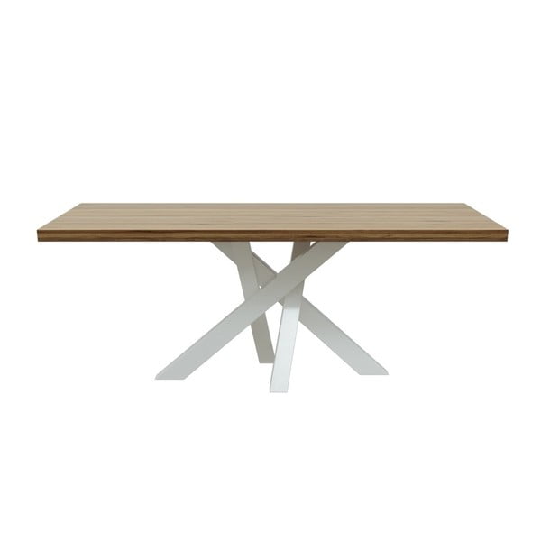 Blagovaonski stol od orahovog drveta MESONICA Potok, 100 x 200 cm
