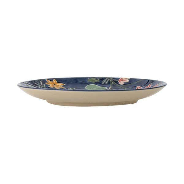 Tamno plavi desertni tanjuri u setu 4 kom od kamenine ø 20,5 cm Meredith – Bloomingville-image-3