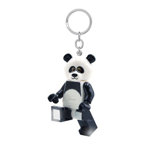 Crno-bijeli privjesak za ključeve sa svjetlom Iconic Panda – LEGO®-image-4