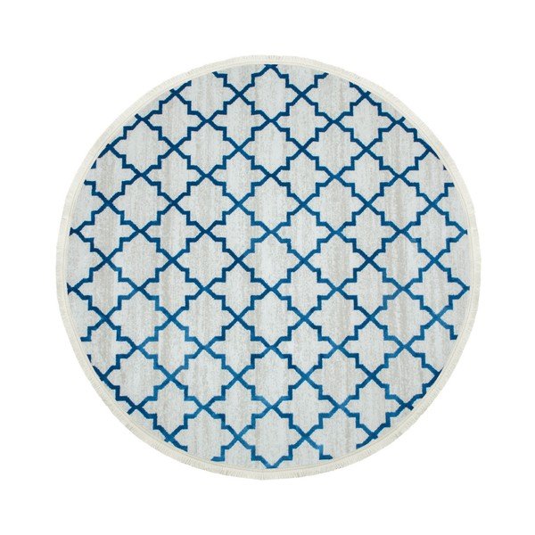 Tepih Rusallo Azul, ⌀ 150 cm-image-2