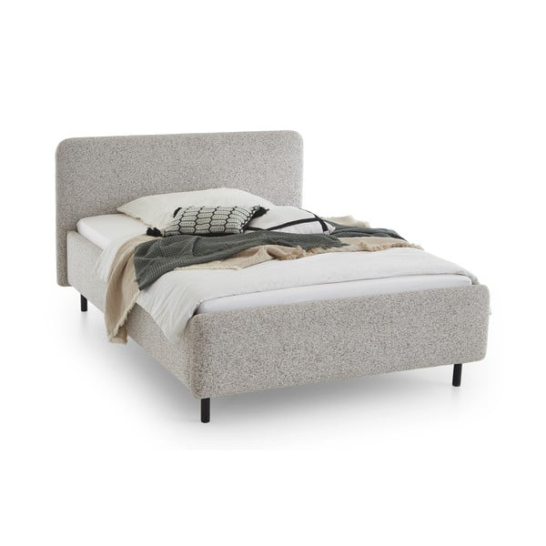 Bež tapecirani bračni krevet bez podnice 160x200 cm Primo – Meise Möbel-image-3