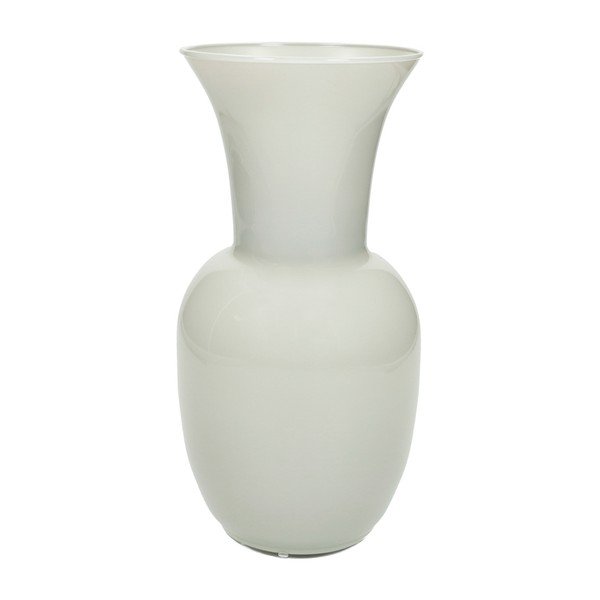 Krem staklena vaza (visina 26 cm) – Brandani