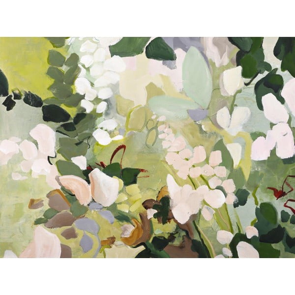 Slika s ručno oslikanim elementima 90x118 cm Green Garden   – Malerifabrikken