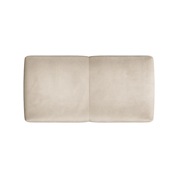 Bež baršunasti naslon za modularnu sofu Rome Velvet - Cosmopolitan Design-image-2
