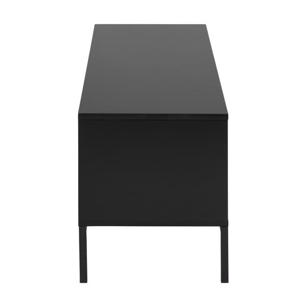 Crna TV komoda u dekoru jasena 140x45 cm Seaford – Actona-image-4