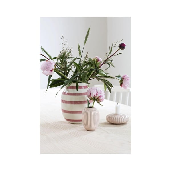 Svjetloružičasta kamena vaza Kähler Design Hammershoi, visina 10 cm-image-2