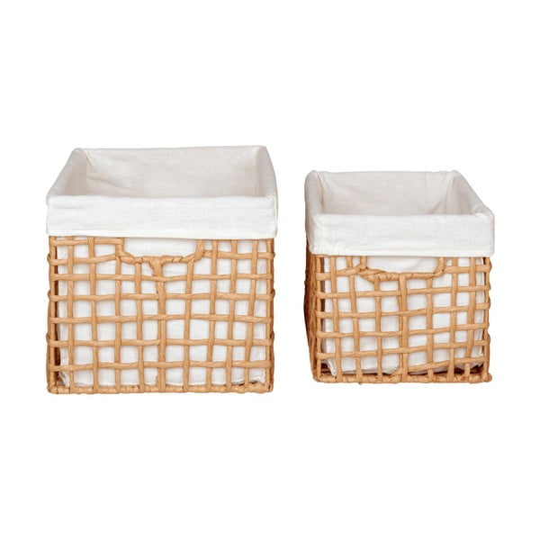 Košare u setu 2 kom 25x35x22 cm Bustelo – House Nordic-image-3