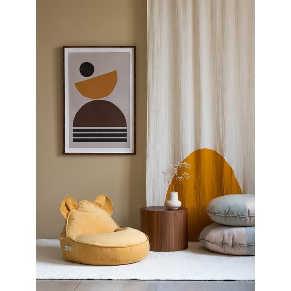 Žuta  baršunasti vreća za bebe Bear – Wigiwama-image-2