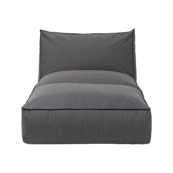 Tamno siva vrtna ležaljka Blomus Coal, dužine 190 cm