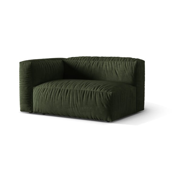 Zelena baršunasti modularna sjedeća garnitura (s lijevim kutom) Martina – Micadoni -image-1