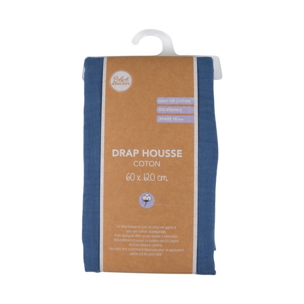 Dječja plahta s gumom za dječji krevetić od muslina 60x120 cm – Bébé Douceur-image-4