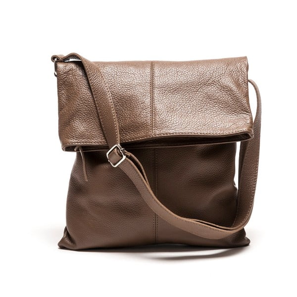 Kožna torbica Luisa Vanini 1031 Fango