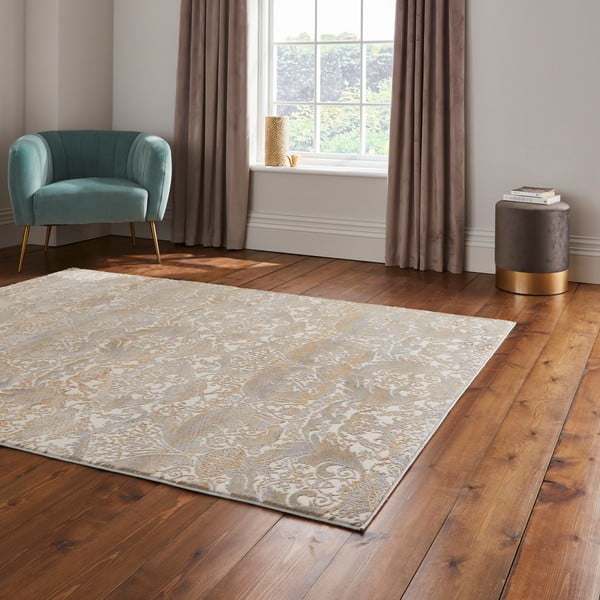 Tepih u zlatnoj boji/sivo-bež 160x235 cm Imperial Gold – Think Rugs-image-2