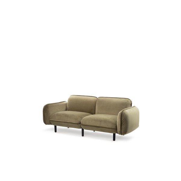 Zelena baršunasti sofa 188 cm Bean – EMKO-image-2