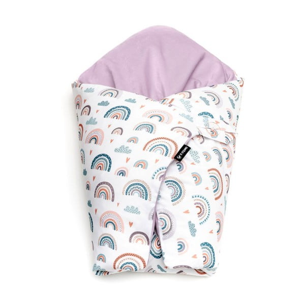 Pokrivač za povijanje s punjenjem od perja Rainbow – T-TOMI