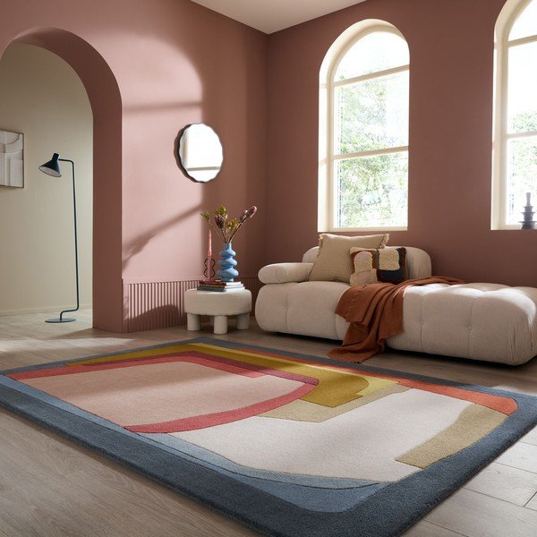 Ručno rađen vunen tepih 140x200 cm Elwin Wool – Flair Rugs-image-1