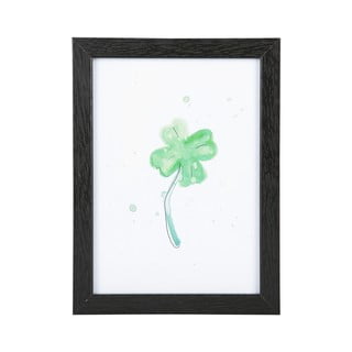 Poster u crnom okviru PT LIVING Clover, 13 x 18 cm