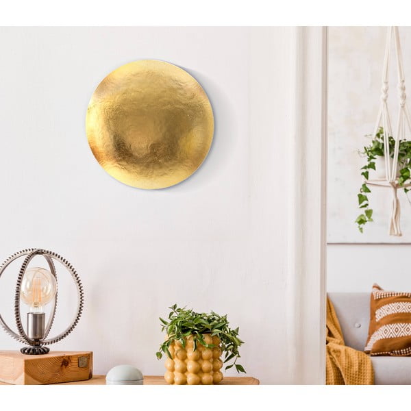Zidna lampa u zlatnoj boji Goldy Round – Mauro Ferretti-image-1