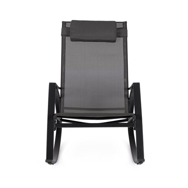 Antracitno siva metalna vrtna fotelja Ercolano – Bizzotto-image-2