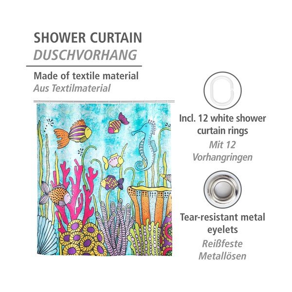 Tuš zavjesa 180x200 cm Rollin'Art Ocean Life - Wenko-image-4