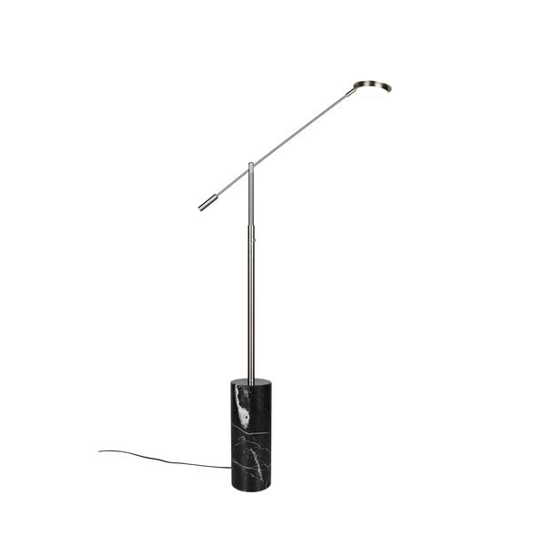 Crna/u srebrnoj boji LED stojeća svjetiljka (visina 145 cm) Fiore – Trio Select-image-1